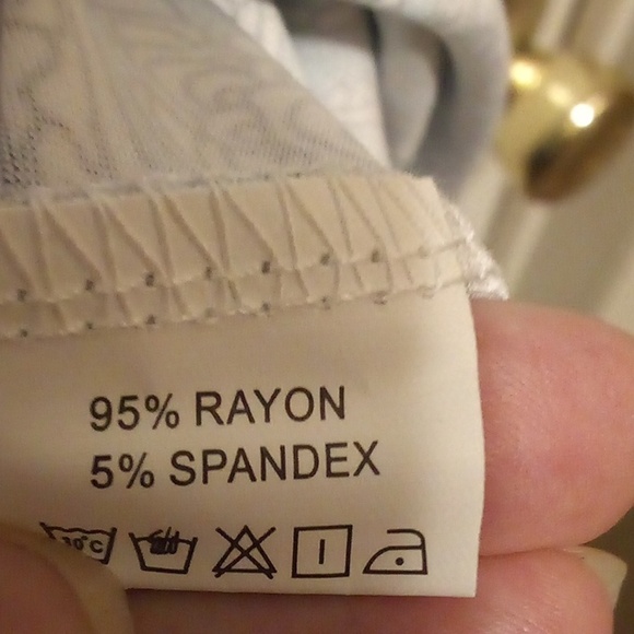 NWT ROSRISS Tunic Casual Summer V Neck Short Sleeve Tunics Blouse - Size 14W - Picture 11 of 12